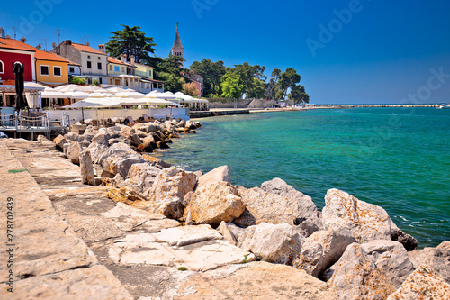 фотографія Novigrad Istarski idyllic coastline and town waterfront view