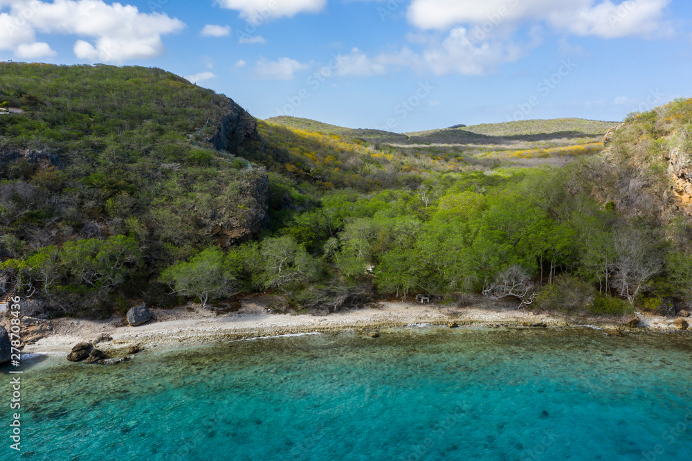 Aerial view over area Playa Hundu - Curaçao/Caribbean /Dutch Antilles Aerial view over area Playa Hundu - Curaçao/Caribbean /Dutch Antilles