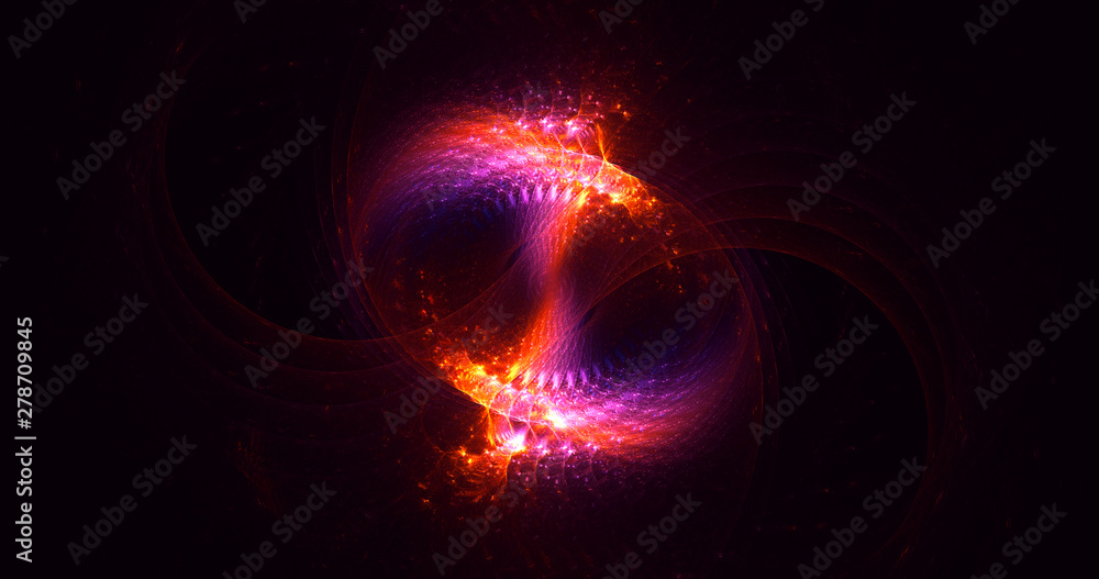 3D rendering abstract round light background 3D rendering abstract round light background