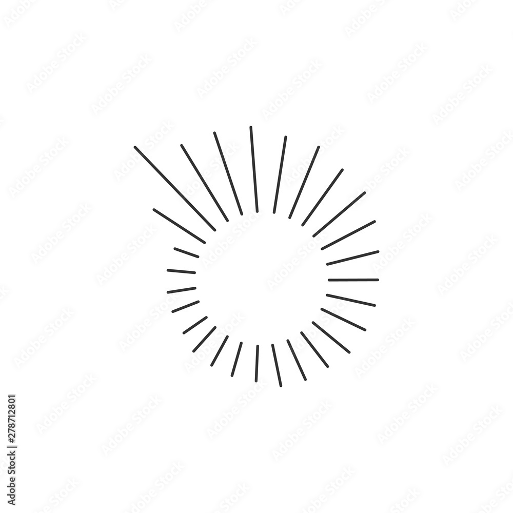 Radial Lines or sun rays in Circle Spiral Form . Explosion icon. Vector Illustration . Vintage round Logo . Handwritten Design element . Abstract Geometric shape . Sunburst . Radial Lines or sun rays in Circle Spiral Form . Explosion icon. Vector Illustration . Vintage round Logo . Handwritten Design element . Abstract Geometric shape . Sunburst .