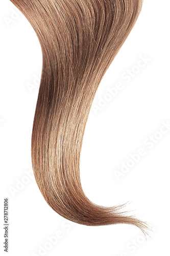 Wallpaper Mural Brown hair isolated on white background. Long ponytail. Torontodigital.ca