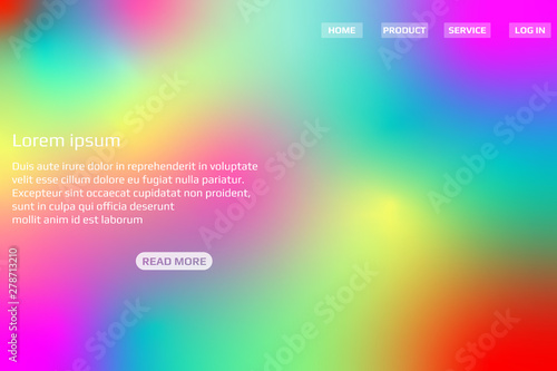 Minimal Glow Fluid Flow Colorful Abstract Design For Website Advertising Brochure Background. Modern Trendy Gradient Futuristic Element Multi Color Tone Illustration Concept.