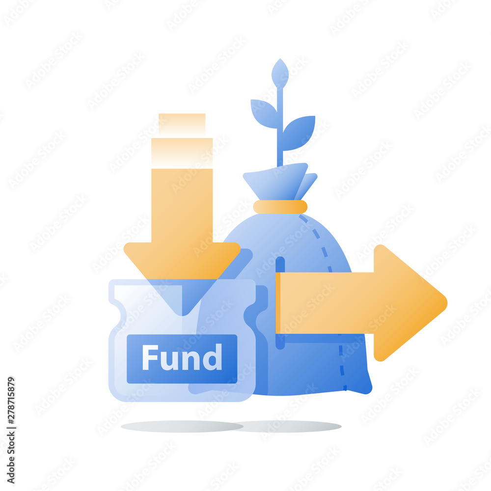 Income growth, invest fund, revenue increase, return on investment, long term wealth management, more money, high interest Income growth, invest fund, revenue increase, return on investment, long term wealth management, more money, high interest