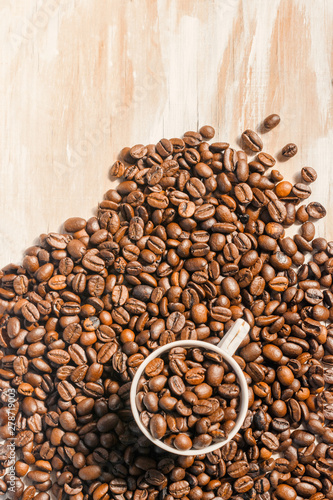 roasted coffee beans, can be used as a background