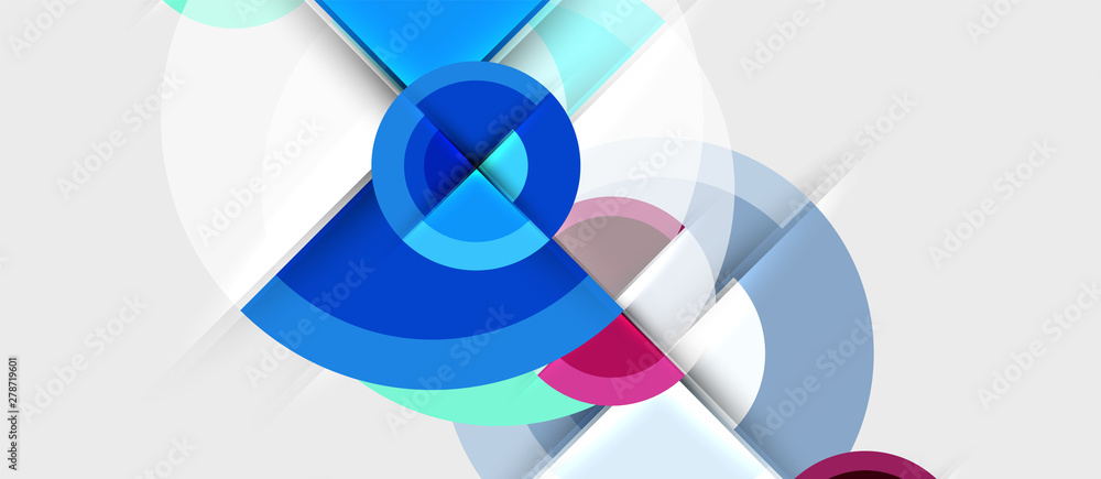 Geometric design abstract background - circles Geometric design abstract background - circles