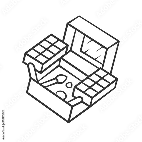 line drawing doodle of a metal tool box 11938583 Vector Art at