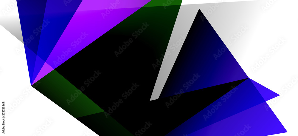 Triangle geometric background in trendy style on light background. Retro vector illustration. Colorful bright. Trendy modern style. Vector business illustration.