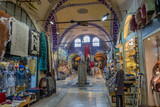 Grand Bazar interior in Istanbul, Turkey