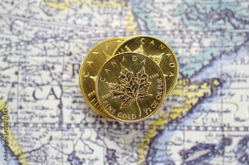 カナダの金貨 メイプルリーフ