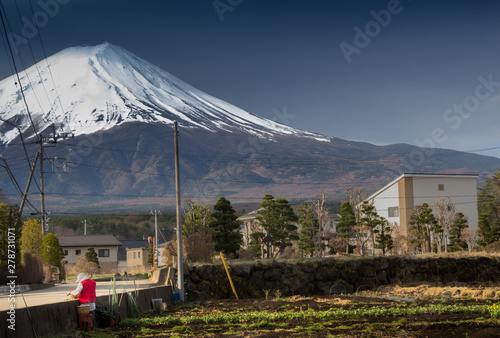 Mountain Fuji in Japan.