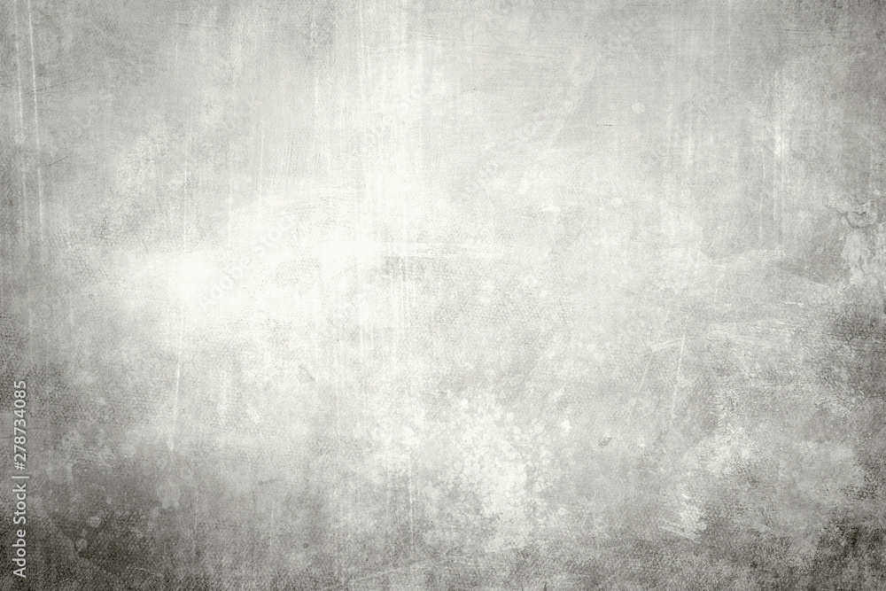 Fototapeta premium Grey grungy canvas background or texture