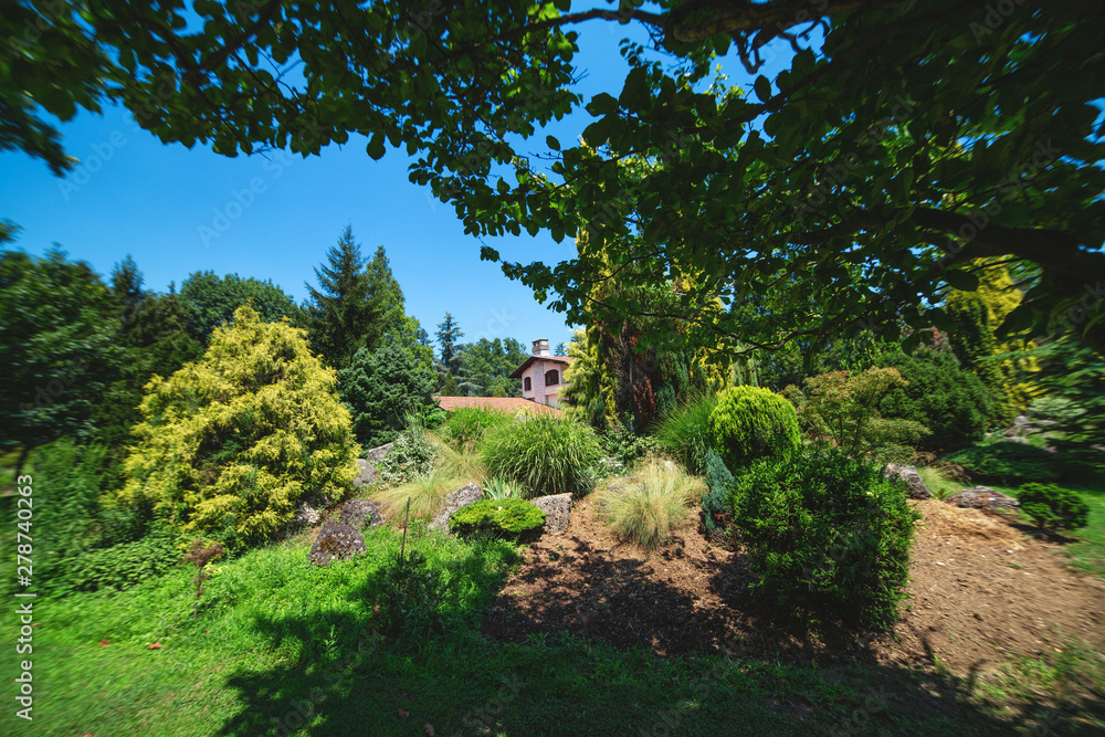 Landscape of Karaca arboretum in Yalova, Turkey, with Mediterranean plants Landscape of Karaca arboretum in Yalova, Turkey, with Mediterranean plants