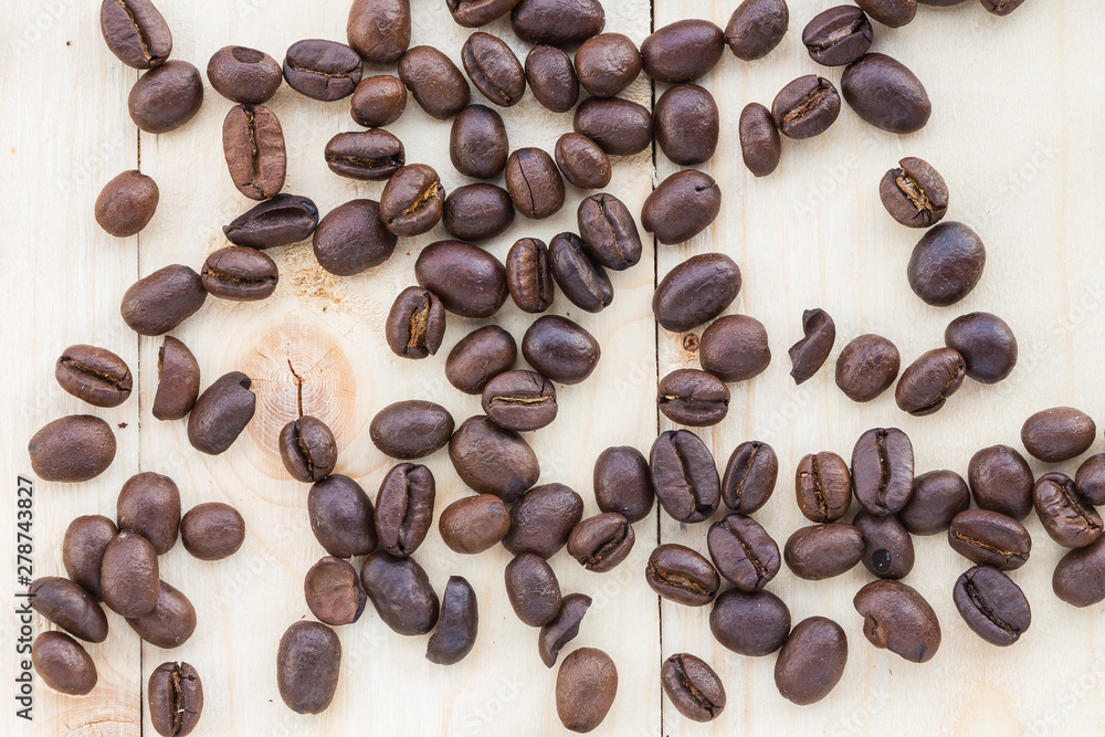 Naklejka premium Coffee beans