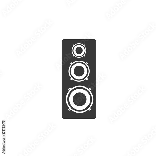 Speaker icon template color editable. Sound symbol vector sign isolated on white background. Simple logo vector illustration for graphic and web design.