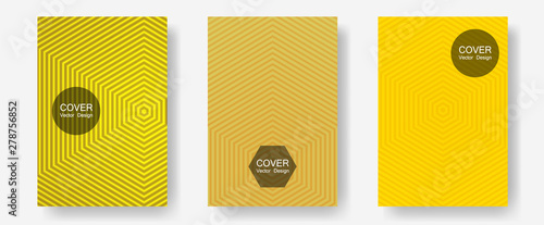 Brochure covers, posters, banners vector templates.