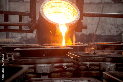 Принти на полотні Steel foundry (iron foundry, smeltery)