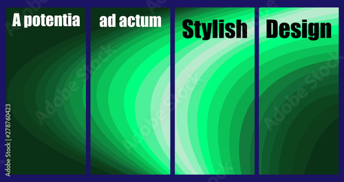 Set of square brochure design . Rectangle template brochure, report, catalog, magazine. Brochure layout modern abstract background. Line with the change in color tone. One picture per set.
