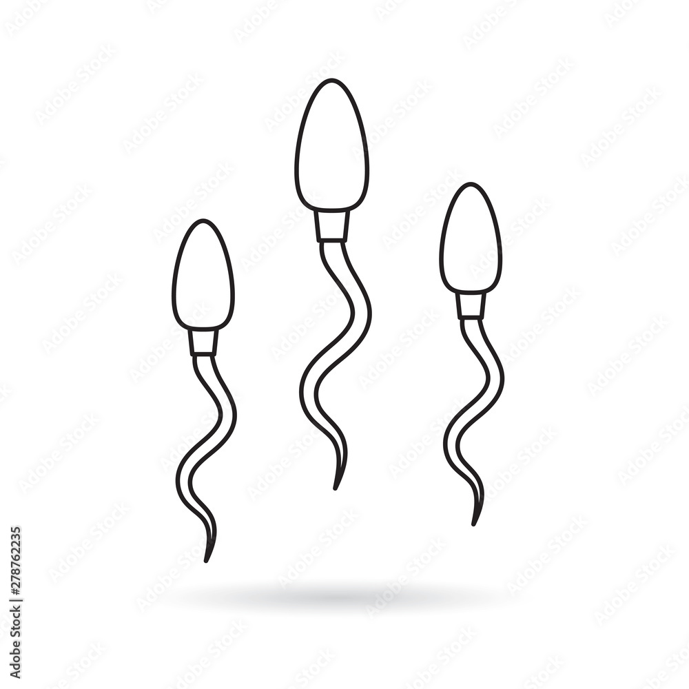 sperm male reproductive cell icon- vector illustration sperm male reproductive cell icon- vector illustration