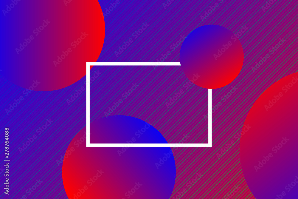 trendy gradient abstract composition. vector colorful background