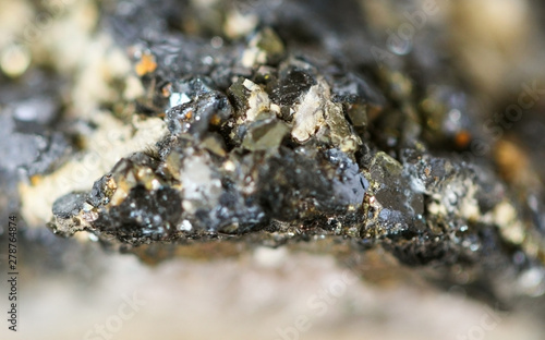 Raw natural mineral,pyrite and galena