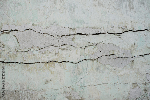 Old big wall with cracks