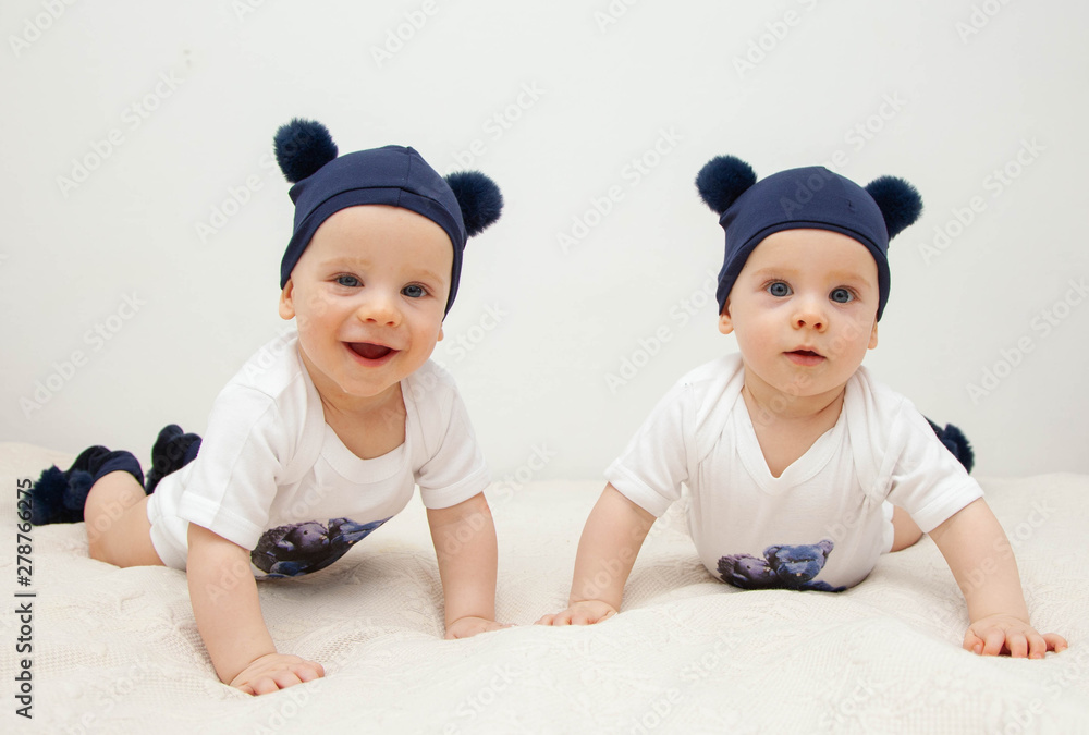 cute baby twins