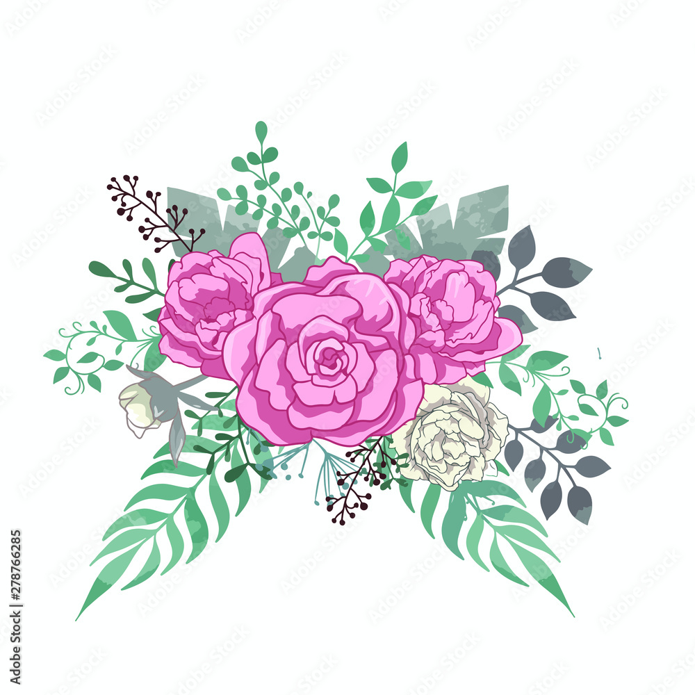 vector illustration of roses vector illustration of roses