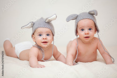 cute baby twins
