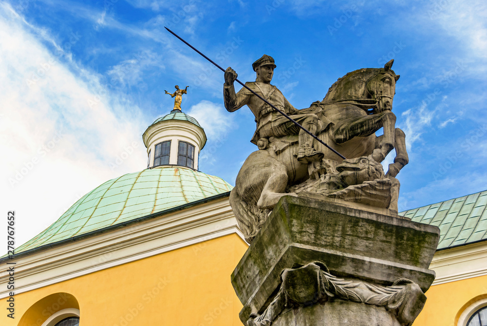 Obraz premium Historic Antoni Padewskil church in Poznan