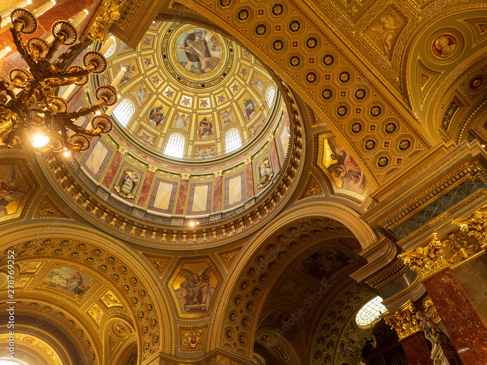 St. Stephen's Basilica in Budapest, Hungary.