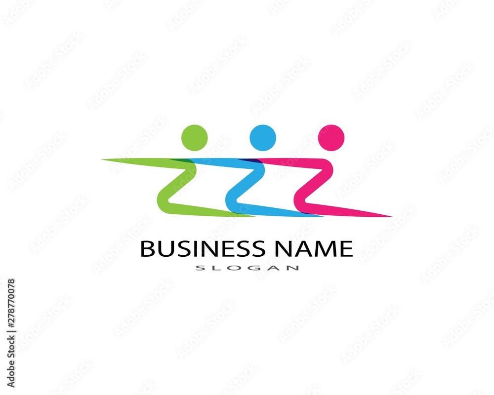 Adoption and community care Logo template vector icon Adoption and community care Logo template vector icon