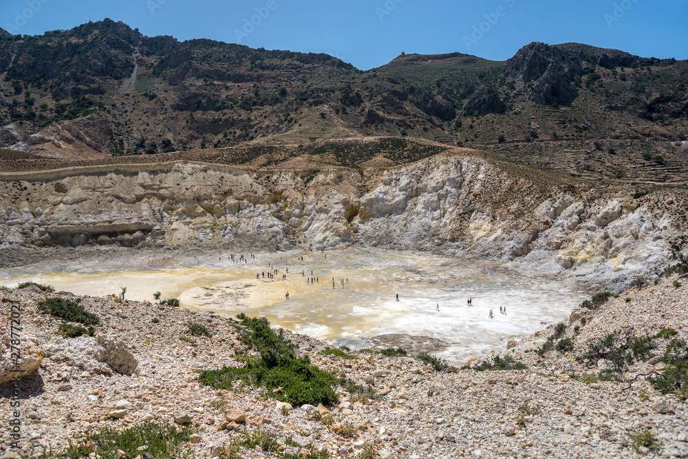 The Nisyros volcano.