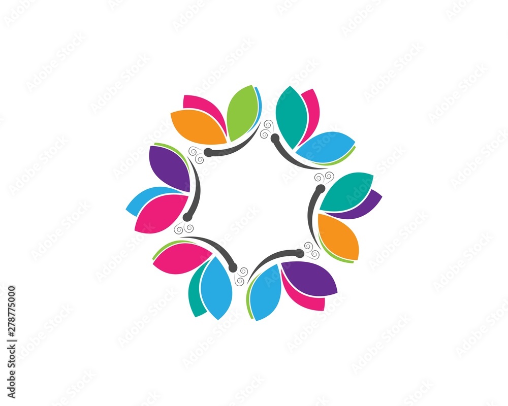 Obraz premium Butterfly Logo Template