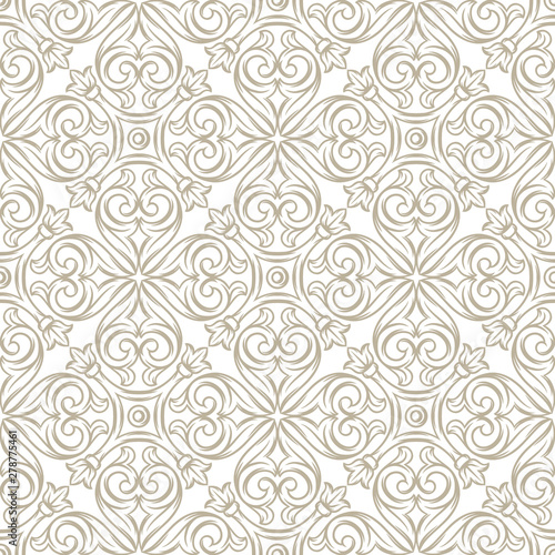 Italian ceramic tile pattern. Ethnic folk ornament.