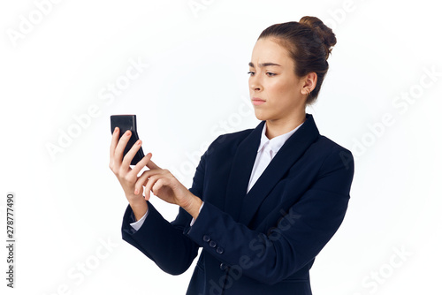 woman with mobile phone