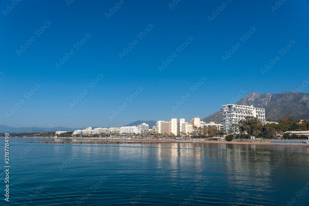 playa del municipio de Marbella, Andalucía