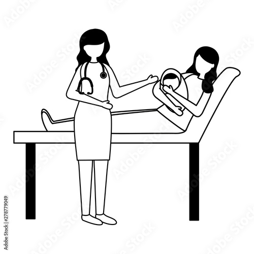 pregnancy and maternity scene flat