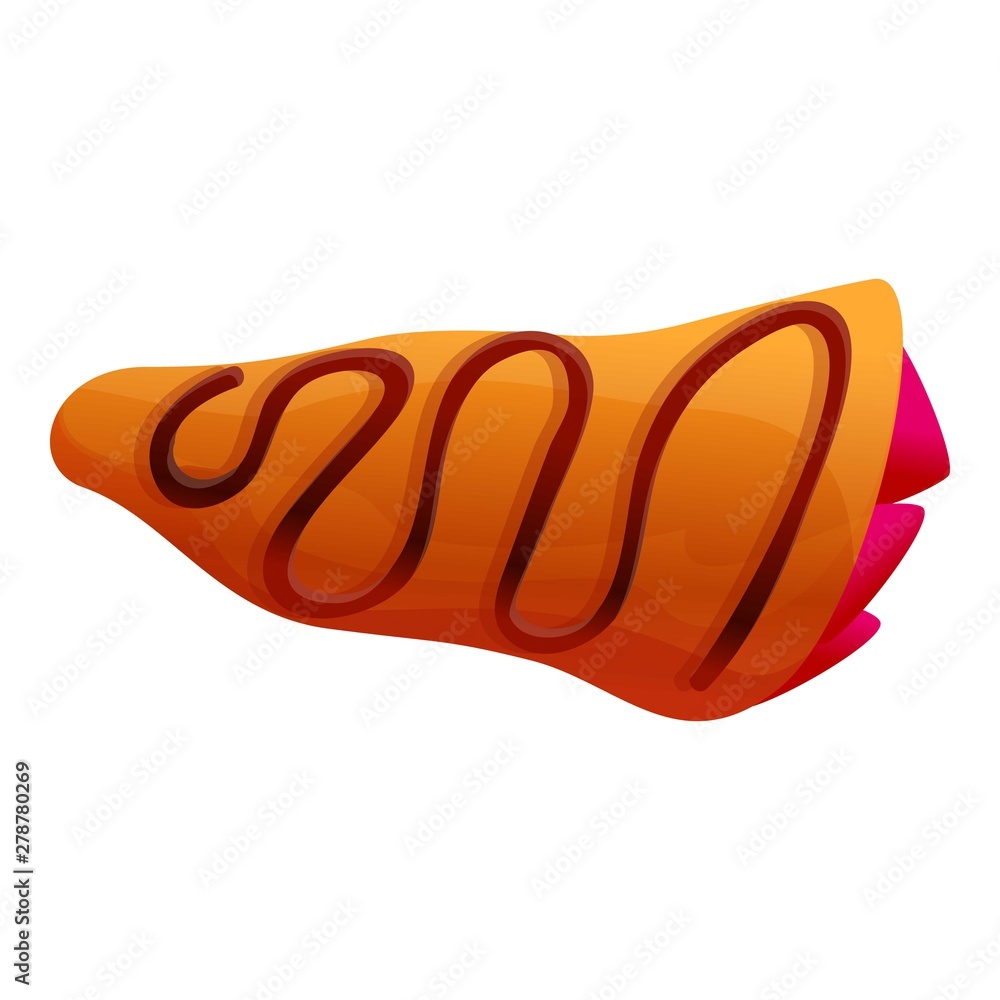 Sweet pancakes icon. Cartoon of sweet pancakes vector icon for web design isolated on white background Sweet pancakes icon. Cartoon of sweet pancakes vector icon for web design isolated on white background