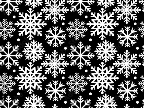 Snowflakes, seamless pattern for your design
