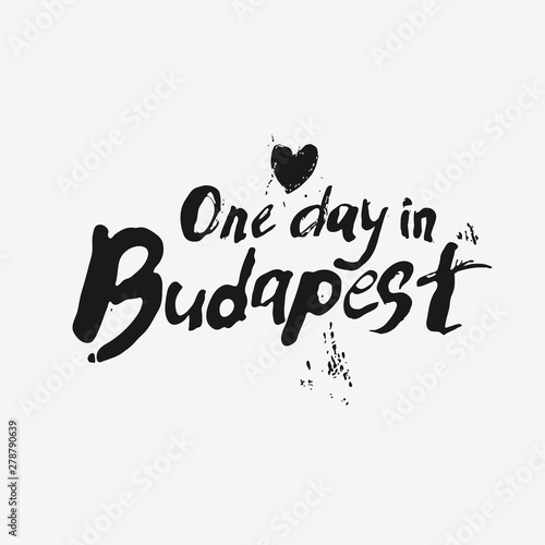 Photography One day in Budapest