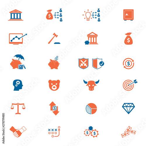 Investment, Finance and Money Icons