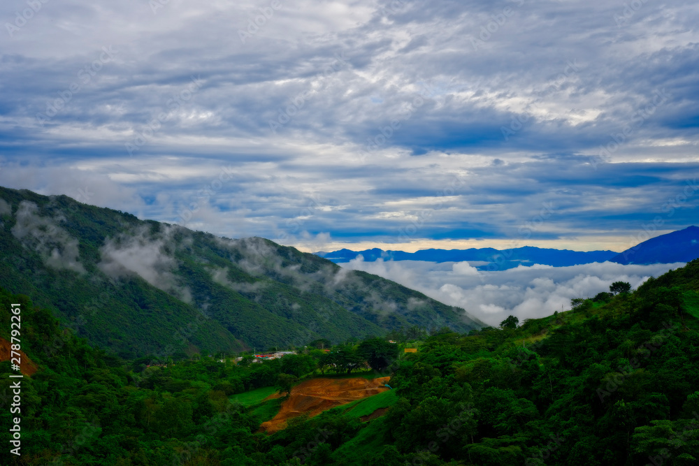 A beautiful landscape from Santa Fe de Antioquia, Colombia