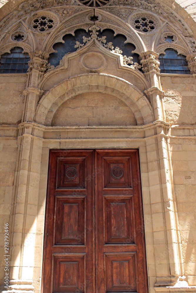 The door of Orsanmichele, Florence The door of Orsanmichele, Florence