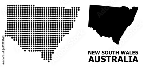 Pixelated Mosaic Map of New South Wales