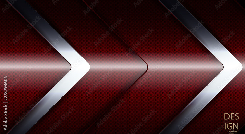 Abstract dark red embossed composition with arrows and a textured border Abstract dark red embossed composition with arrows and a textured border
