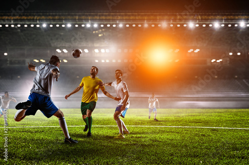 Soccer theme - hottest match moments © Sergey Nivens