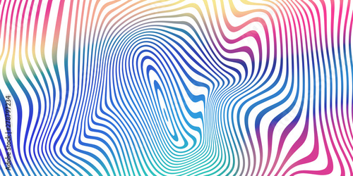 Liquid color blend background, holographic iridescent stripes pattern. Vector abstract fluid color gradient splash background