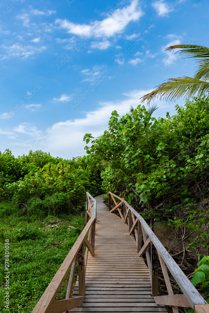 A beautiful view from Tayrona National Park, Santa Marta, Colombia