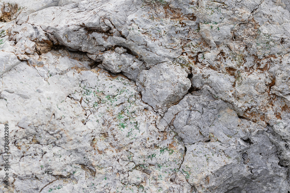 Naklejka premium Modern white wall with gray stripes. Background texture natural white stone. Texture marble background.