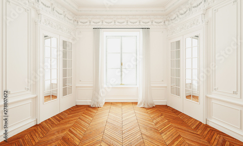 Classic wall interior and m...